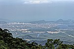 Vista parcial de Cubatão SP a partir da Serra do Mar